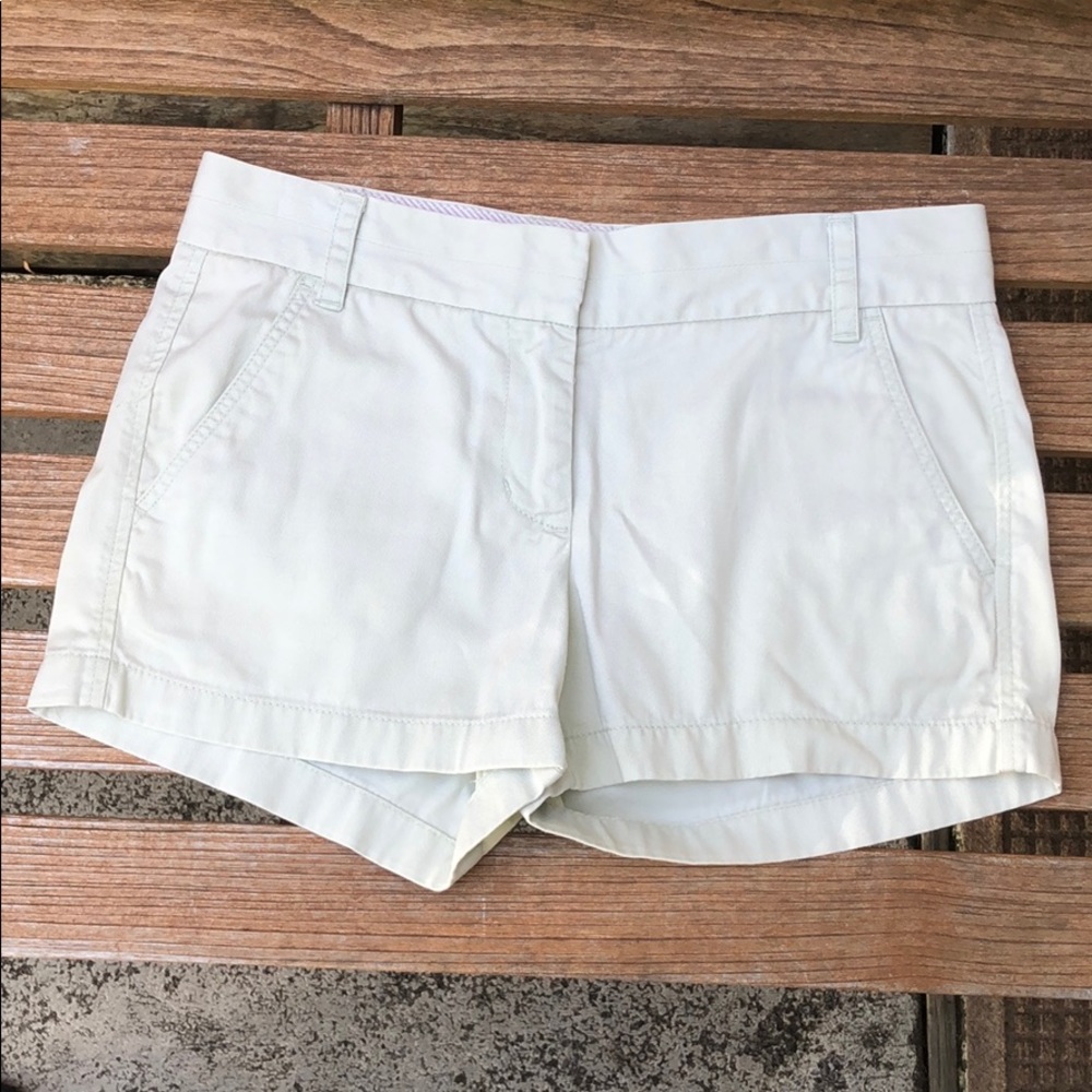 J.Crew Vintage Chino Shorts Light Green Size 2